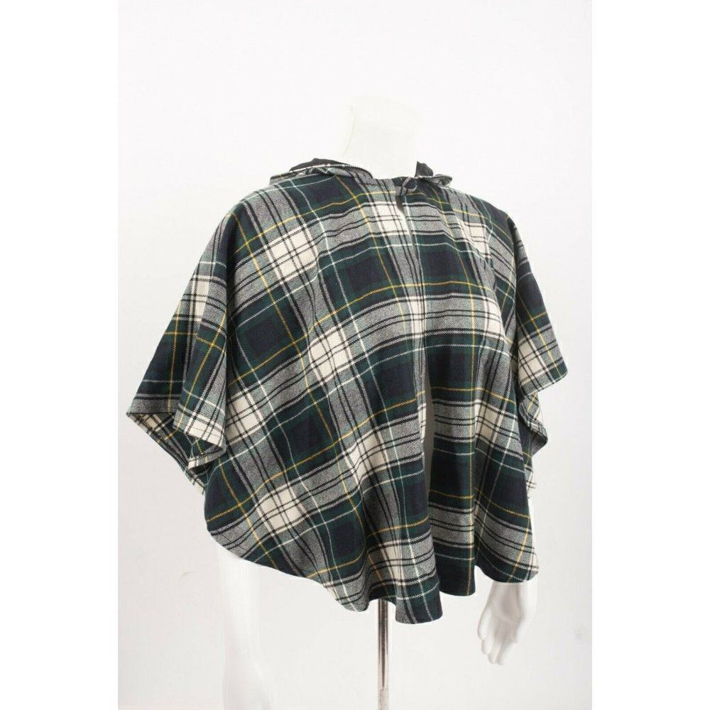 House of Ireland Girls Plaid Cape Poncho Coat & Skirt L 7-8 8-10 Tartan Plaid - Picture 7 of 11